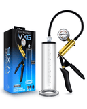 Blush Novelties Penis Pump Performance VX6 Vacuum Penis Pump With Brass Pistol & Pressure Gauge
