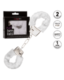 CalExotics Handcuffs Playful Furry Cuffs - White