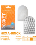 Tenga Masturbator Pocket Tenga Disposable Masturbation Sleeve - Hexa Brick