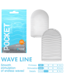 Tenga Masturbator Pocket Tenga Disposable Masturbation Sleeve - Wave Line