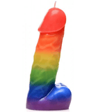 XR Brands Candle Pride Pecker Rainbow Drip Candle