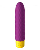 WOW Vibrator Romp Beat Rechargeable Silicone Bullet Vibrator - Purple