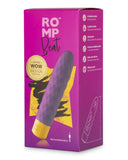 WOW Vibrator Romp Beat Rechargeable Silicone Bullet Vibrator - Purple