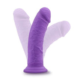 Blush Novelties Dildo Ruse Jammy Silicone Thick Suction Cup 8 Inch Dildo - Purple