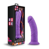 Blush Novelties Dildo Ruse Jammy Silicone Thick Suction Cup 8 Inch Dildo - Purple