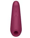 Satisfyer Vibrator Satisfyer Curvy 1+ Pressure Wave + Vibration Stimulator - Dark Red