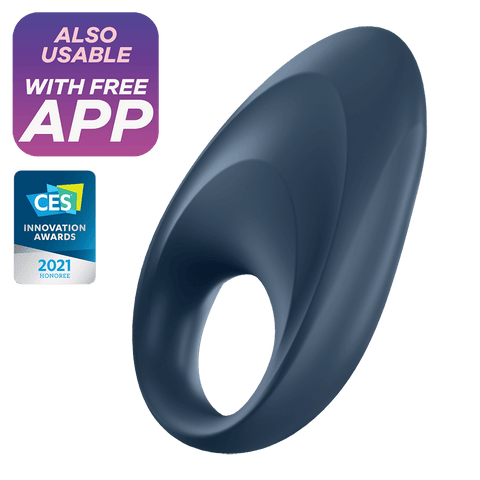 Satisfyer Cock Ring Satisfyer Mighty One App Compatible Silicone Penis Ring