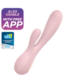 Satisfyer Rabbit Vibrator Satisfyer Mono Flex App Enabled Rabbit Vibrator - Pink