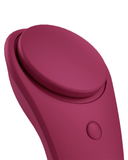 Satisfyer Vibrator Satisfyer Sexy Secret Panty Vibrator with App Control - Wine Red