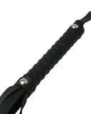 Sportsheets Flogger Sex and Mischief Black Faux Leather Flogger