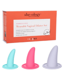 CalExotics Dilator She-ology™ Advanced 3-piece Wearable Vaginal Dilator Set by CalExotics