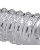 XR Brands Penis Sleeve Size Matters 1.5 Inch Penis Enhancer Sleeve - Clear