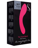 BMS Enterprises Wand Swan Wand Powerful Double Ended Vibrator - Pink