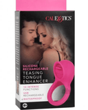 CalExotics Cock Ring Teasing Tongue Enhancer Vibrating Cock Ring