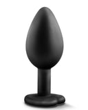 Blush Novelties Butt Plug Temptasia Bling Small Silicone Butt Plug  - Black