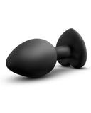 Blush Novelties Butt Plug Temptasia Bling Small Silicone Butt Plug  - Black