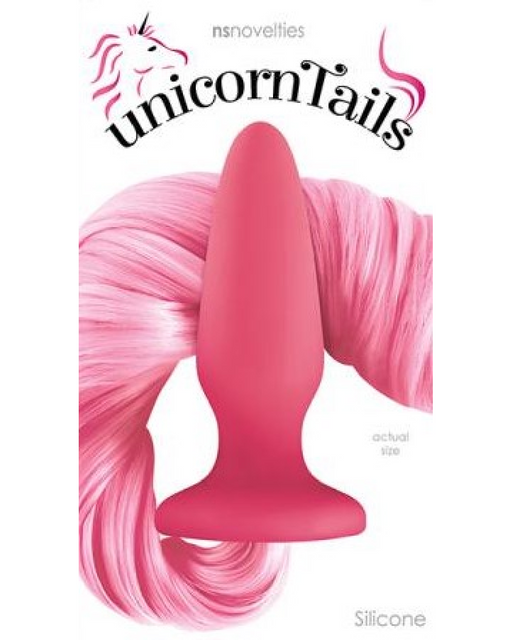 NS Novelties Butt Plug Unicorn Tail Butt Plug - Pastel Pink