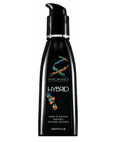 Wicked Sensual Care Lubricant Wicked Hybrid Silicone and Water Based Fragrance Free Personal Lubricant 4oz