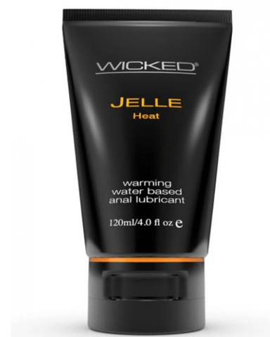 Wicked Lubes Lubricant Wicked Jelle Heat Warming Anal Lubricant - 4 oz