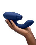 Womanizer Rabbit Vibrator Womanizer Duo 2 Pleasure Air Clitoral & G-Spot Rabbit - Blue