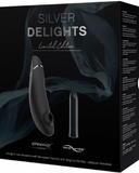 WOW Vibrator Womanizer Premium and We-Vibe Tango Silver Delights Vibrator Set